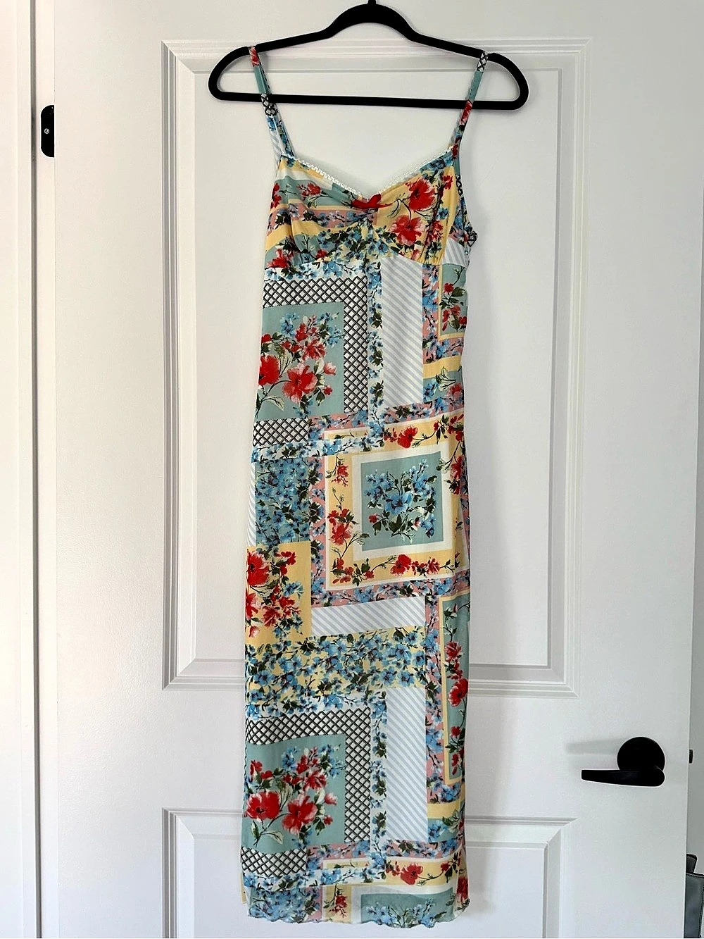Thirty Floral Patchwork Maxi Dress Size Medium